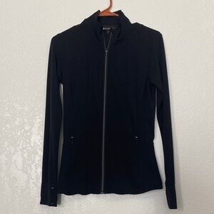 Athleta Women's Sleek Black Zip-Up Jacket